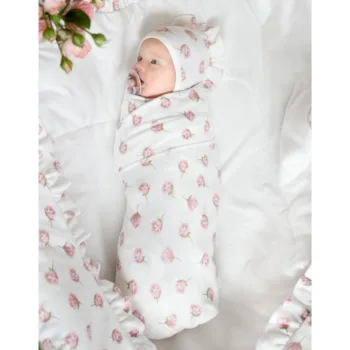 пелёнка-плед 110*90см для новорожденных коллекция Роза Наследникъ Выжанова 08032-02020