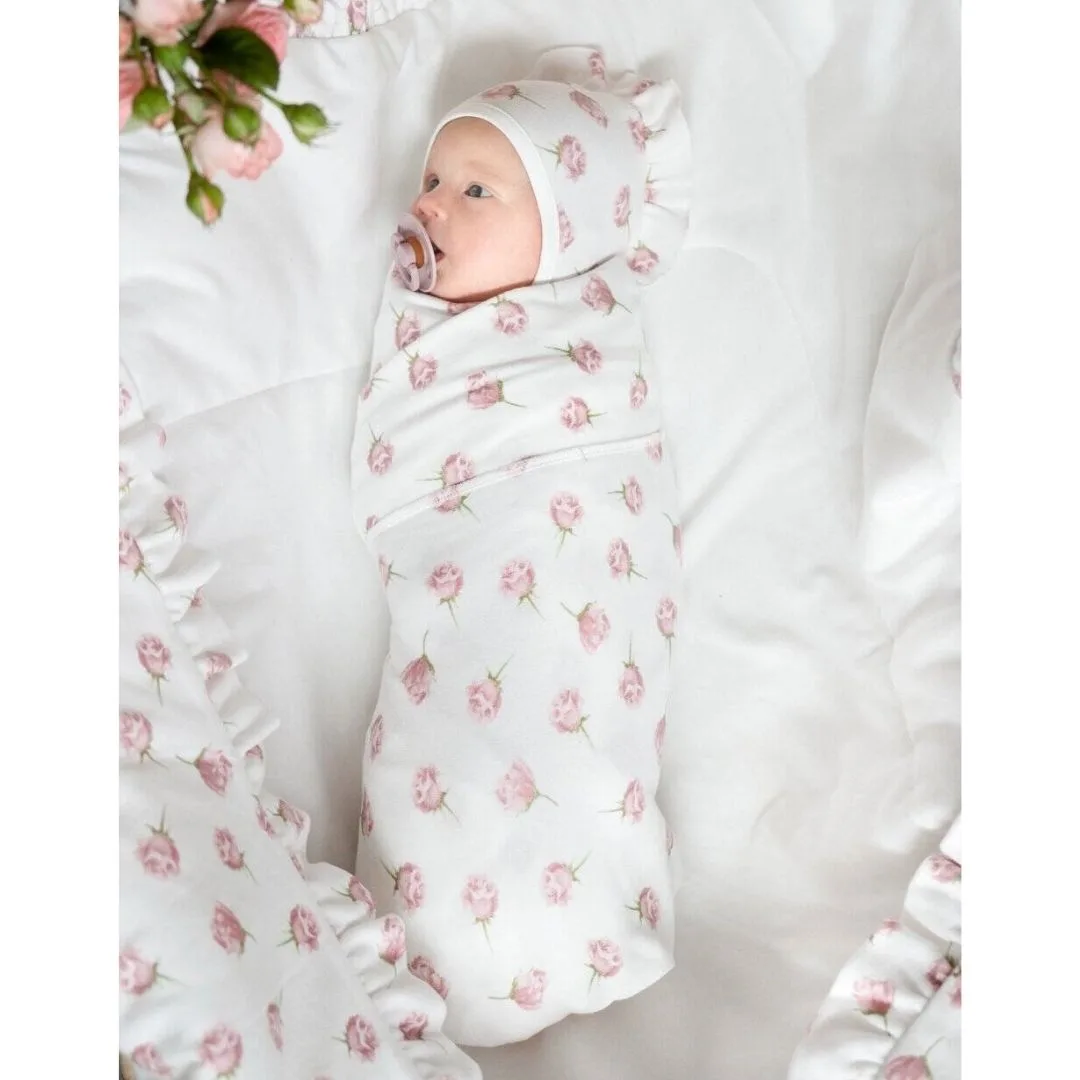 пелёнка-плед 110*90см для новорожденных коллекция Роза Наследникъ Выжанова 08032-02020