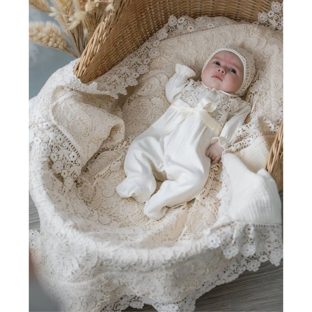 летний нарядный муслиновый плед Салтан 95х95см Наследникъ Выжанова 08005-03007-012 — изображение 6