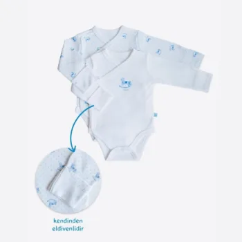 распашонка-боди для новорожденного мальчика в комплекте 2шт Kitikate S60402