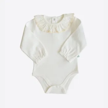 нарядный боди с воротником для новорожденной девочки Kitikate S60337