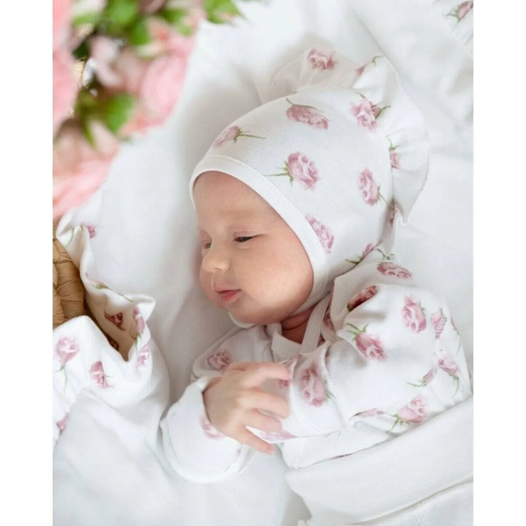 чепчик с рюшей коллекция Роза Наследникъ Выжанова 09003-02020 — изображение 2