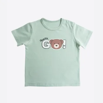 летняя тонкая футболка для мальчика из органик хлопка Kitikate S60683
