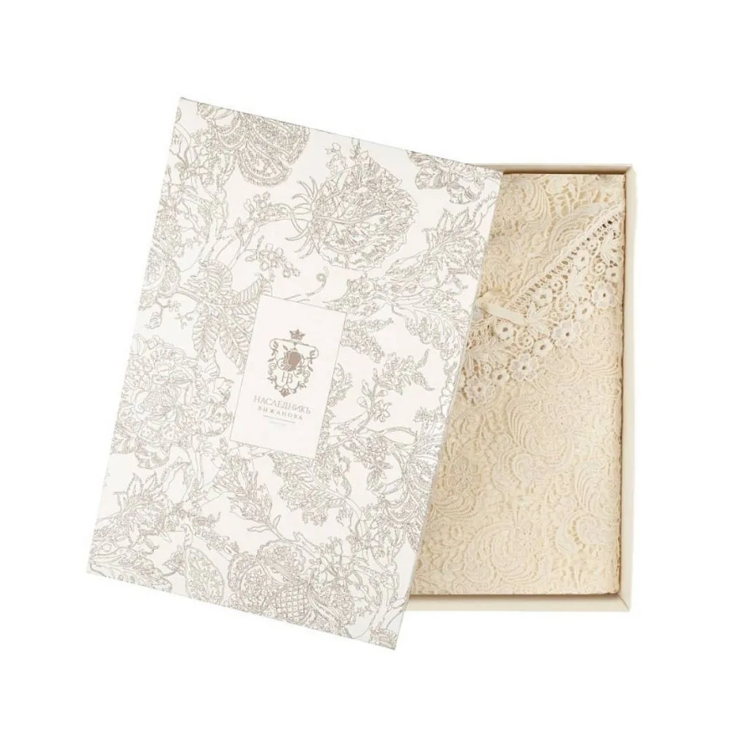 летний нарядный муслиновый плед Салтан 95х95см Наследникъ Выжанова 08005-03007-012 — изображение 2