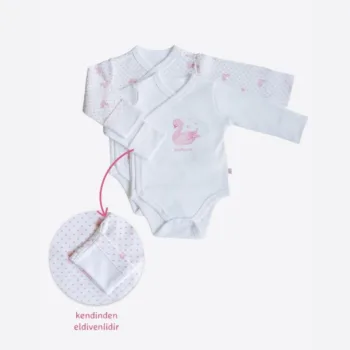 распашонка-боди для новорожденной девочки в комплекте 2шт Kitikate S60398