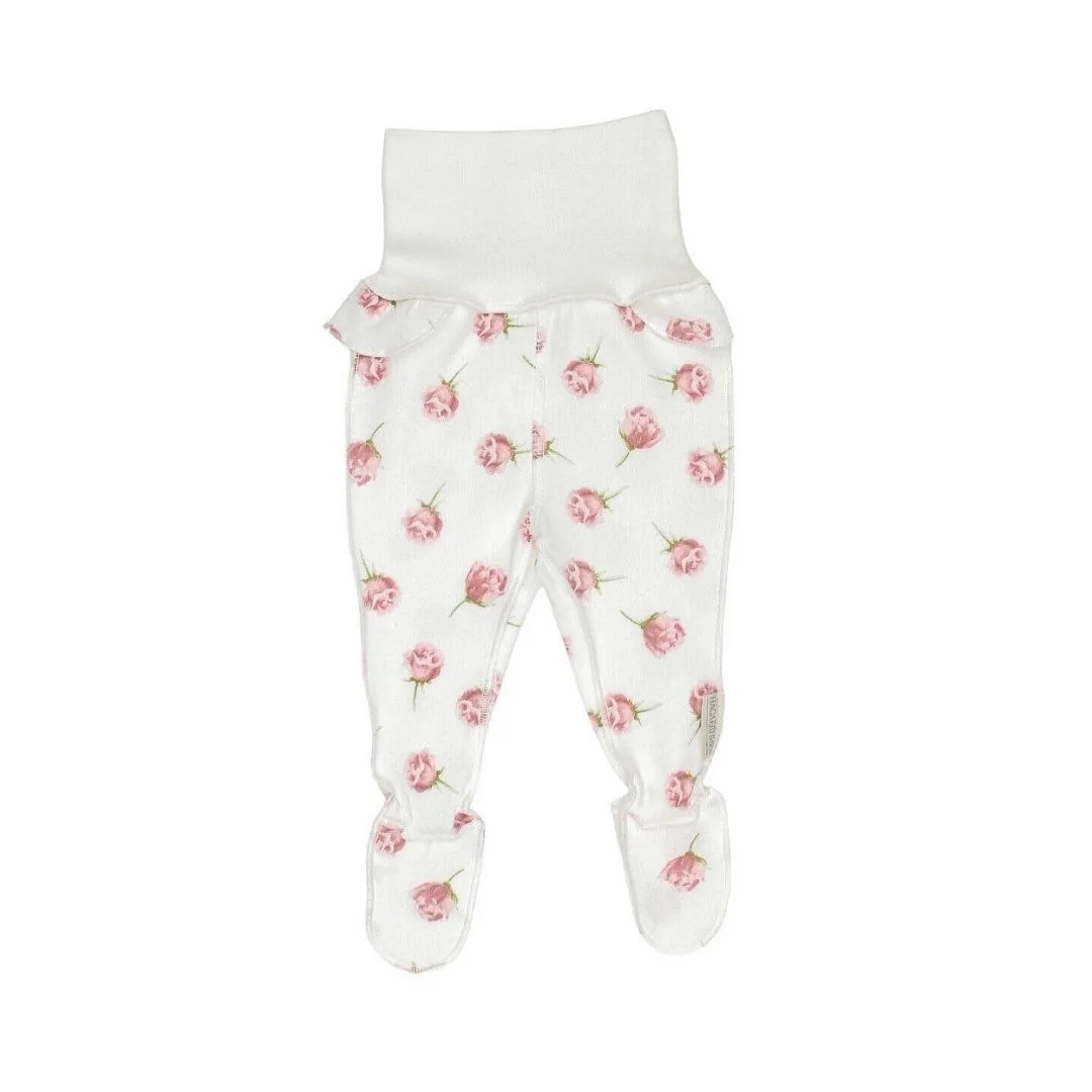 ползунки для новорожденной девочки коллекция Роза Наследникъ Выжанова 05003-02020