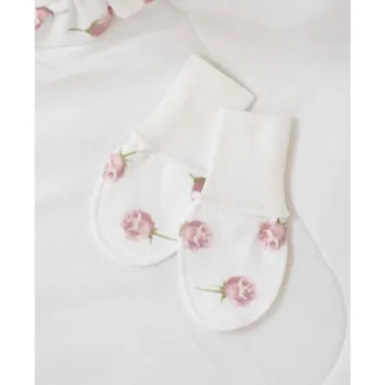 царапки для новорожденной девочки коллекция Роза Наследникъ Выжанова 13001-02020