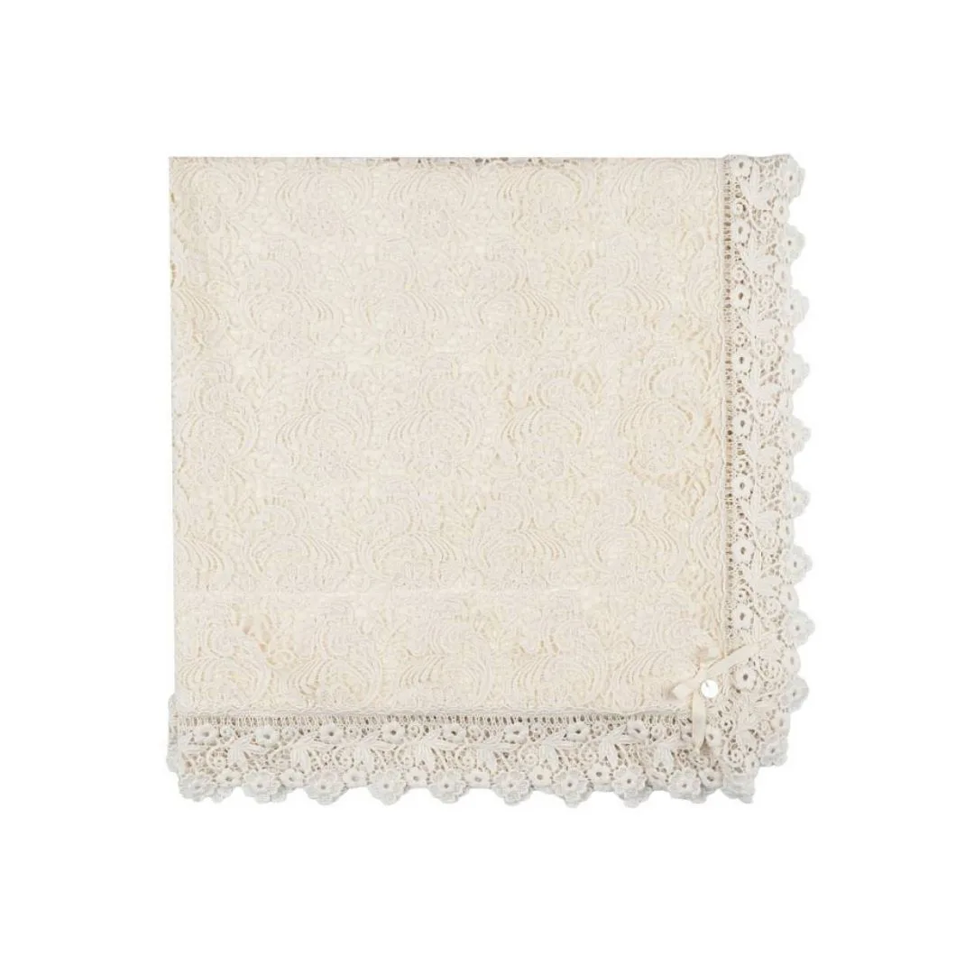 летний нарядный муслиновый плед Салтан 95х95см Наследникъ Выжанова 08005-03007-012 — изображение 3