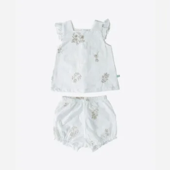 летняя муслиновая двойка: кофта и шорты Kitikate S60006