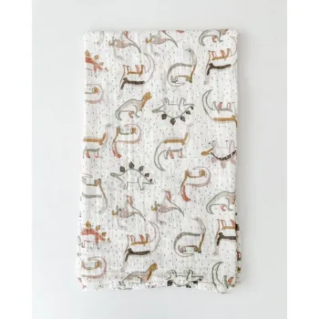муслиновый плед Dino для новорожденных 80?90см Kitikate S60244
