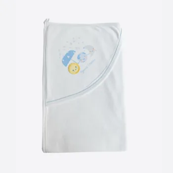 для новорожденных махровое полотенце с уголочком Kitikate S37094-01