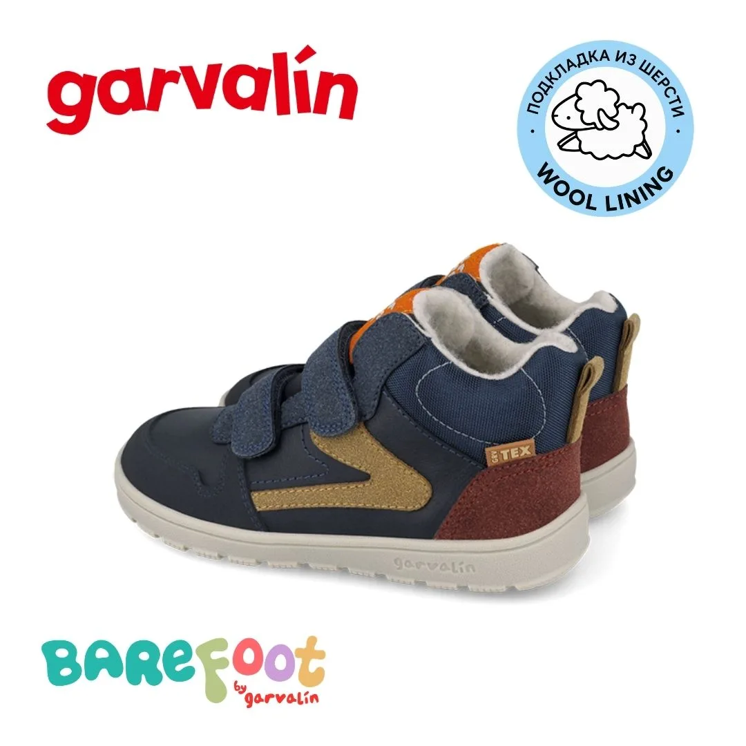 barefoot детские зимние ботинки с утеплением Garvalin Испания 261504-A183FB — изображение 2