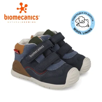 детские утеплённые зимние ботинки Biomecanics Испания 261133-A243FB