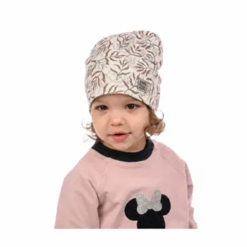 детская демисезонная шапка для девочки цв. белый Marika, Польша J2-3682-02